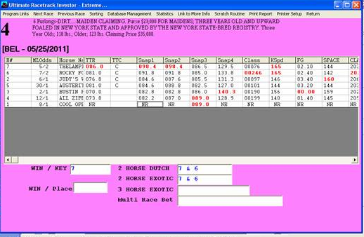 Tom Worth 32% WIN w/ $9 Avg The Only One II Handicapping Horse Racing System 