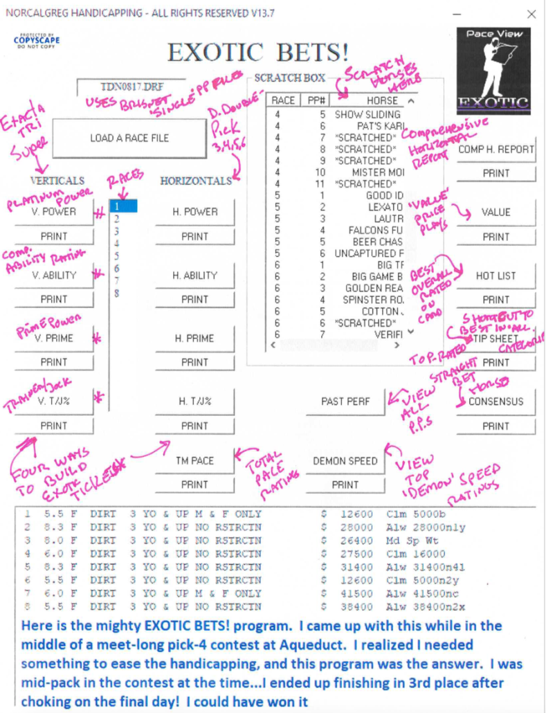 Greg Banner’s NEW EXOTIC BETS SUPER MODULE Software Program! Will