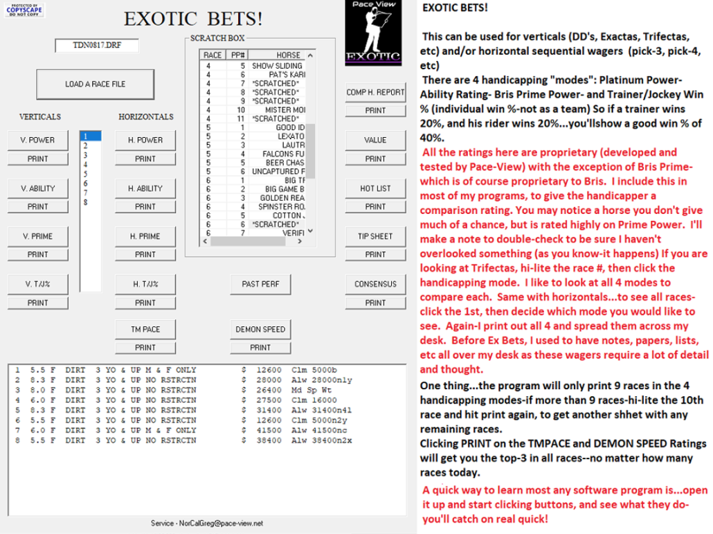 Greg Banner’s NEW EXOTIC BETS SUPER MODULE Software Program! Will