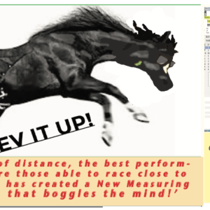 REV IT UP!!!!  Len Creates a New Speed Measuring Dimension that Blends Consistency with Price that Works Brilliantly in Both Thoroughbred & Quarter Horse Races!!