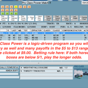 Larry Voegele's New Probability Impact Value Handicapping Software!!  Extreme Accuracy + Voegele's 'The PlayBook' Bankroll Management Mastery Plan!!
